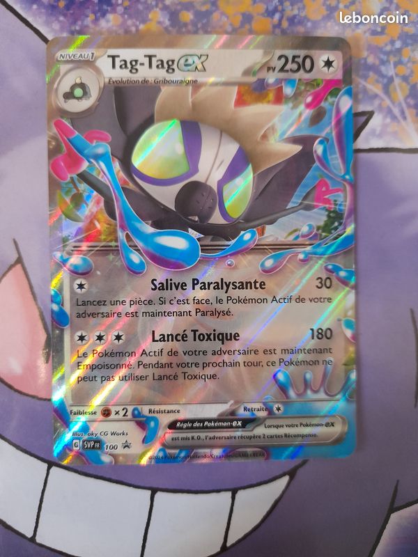 Coffret De 10 Cartes Pokémon – Tag-Tag Ex SV100 Ultraboost X Écarlate Et Violet 5 Forces Temporelles – Français