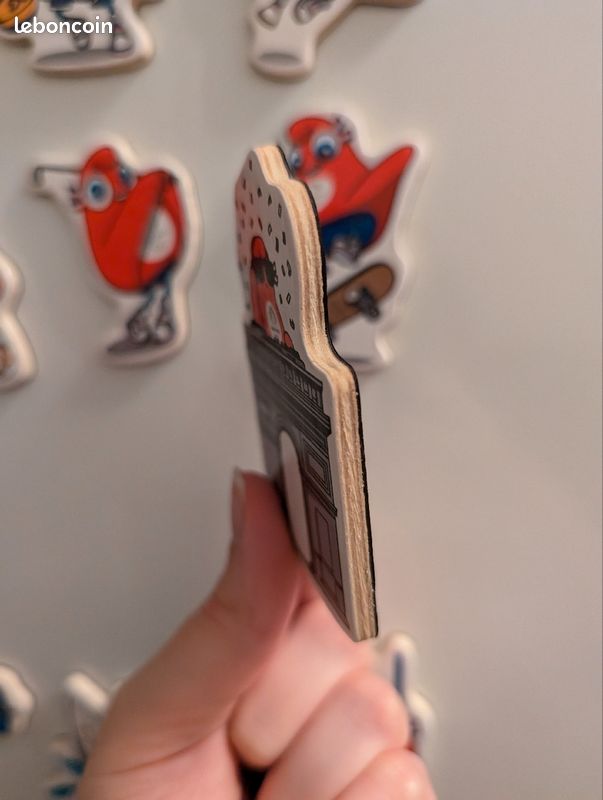 Magnet Mascotte Jeux Olympiques en Bois à choisir parmi 20 visuels (image 5)