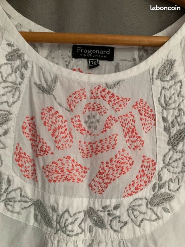 Blouse brodée Fragonard (image 3)
