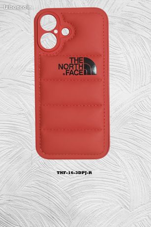 The North Face Puffer Jacket Coque Rouge pour Apple Iphone 16