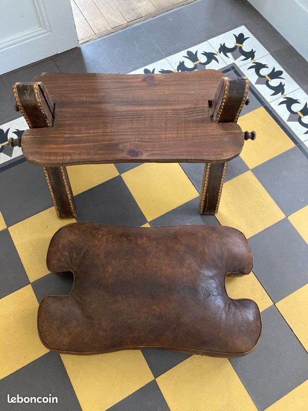 Tabouret / repose pieds selle de chameau (image 4)