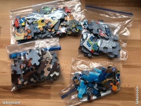 Puzzles Disney (CARS, RATATOUILLE, NEMO) 20 et 60 pièces + domino (image 2)