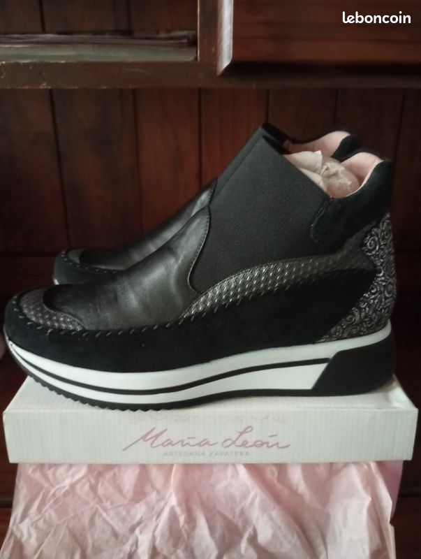 Bottines neuves en cuir pointure 41 (image 3)