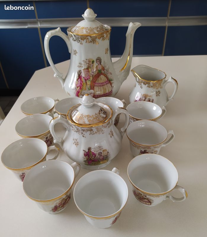 18pcs services de table porcelaine