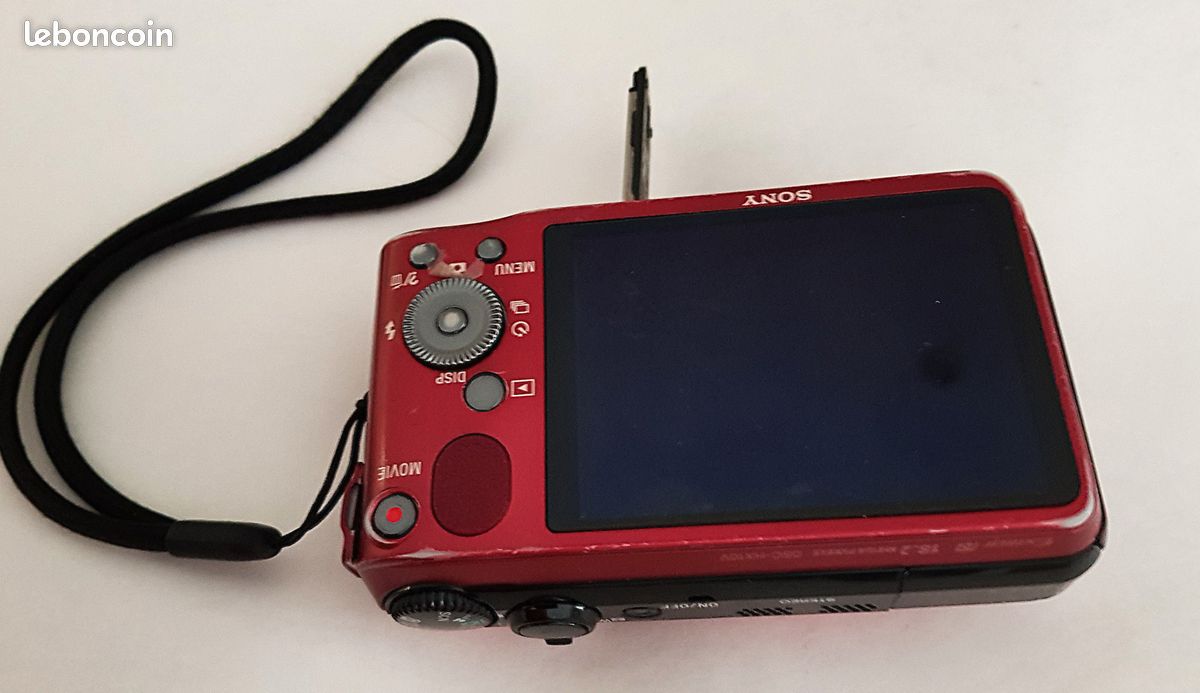 Sony Cyber-shot DSC HX10V Rouge – Appareil Photo Compact 18.2 MP – Full HD – Carte 8 Go