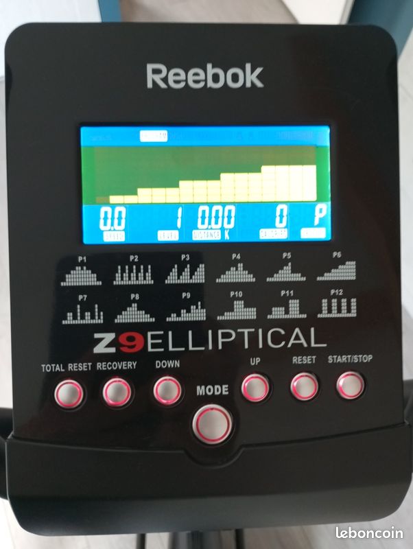Vélo elliptique Z9 Reebok Elliptical Sport Plein air