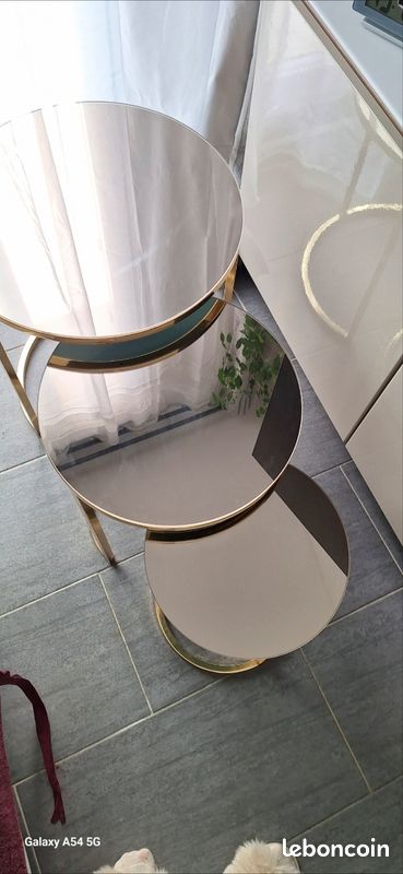 Lot table verre gigogne (image 3)