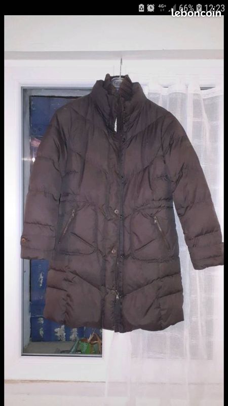 Manteau marron marque esprit taille 42 (image 1)