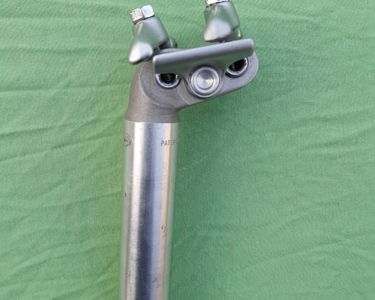 Tige de selle amortisseur pour vélos longueur 350 mm alliage d