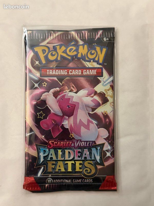 Booster Pokemon Paldean Fates (Ev4.5) scellé anglais + 1 carte mystère offerte (image 2)