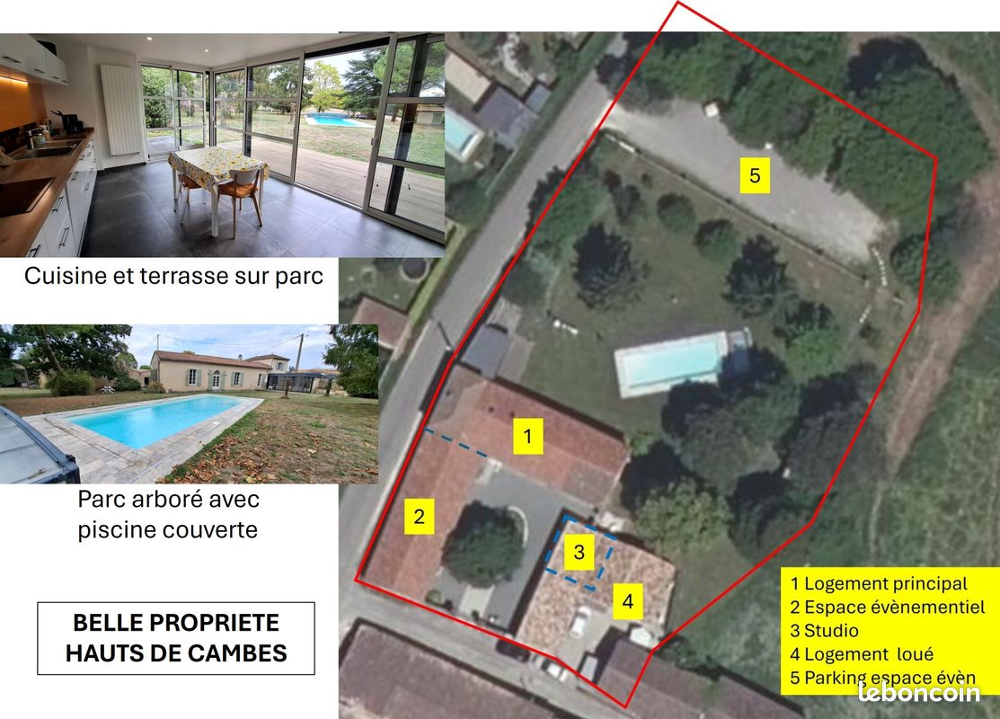 Maison 10 pièces 328 m² · à Cambes · 328 m² · 1 190 000 €
