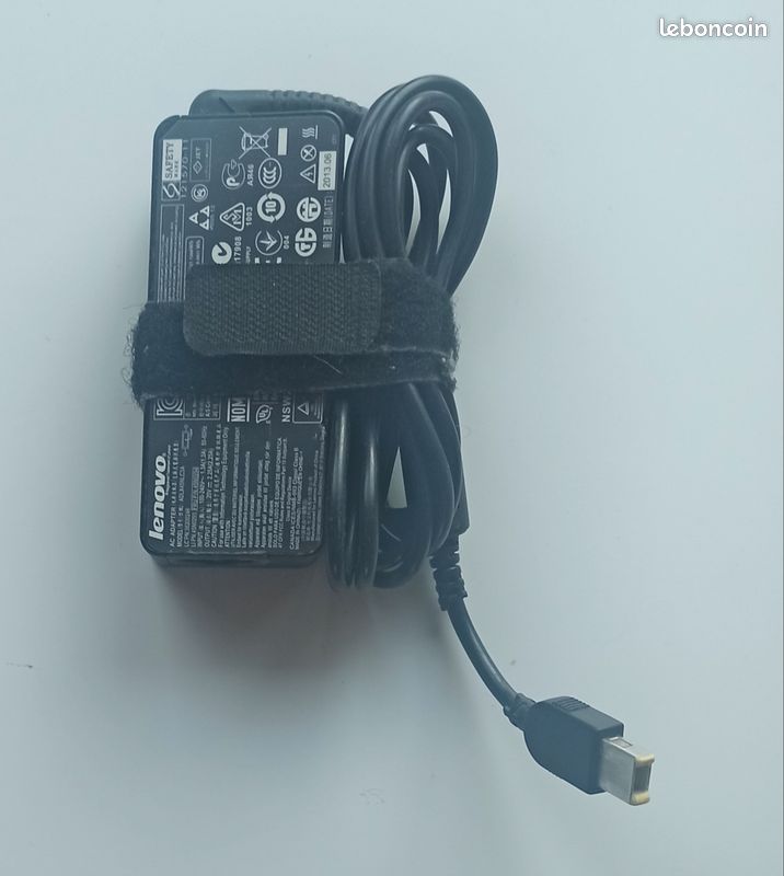 Bloc d'alimentation 45 W 20 V 2,25 A pour ordinateur portable Lenovo ADLX45NLC3A, chargeur AC (image 6)