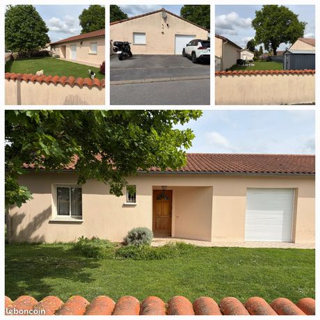 🏡Maison très ensoleillée 🌞 de plain-pied 138m2, pour personnes valides ou en fauteuil roulant 👨‍🦽ou PMR