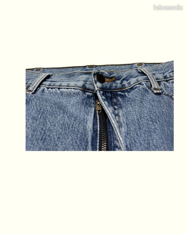 Jeans Homme Wrangler W34 L34 Bleu Coton Bon état Regular Normal Uni Taille (image 5)