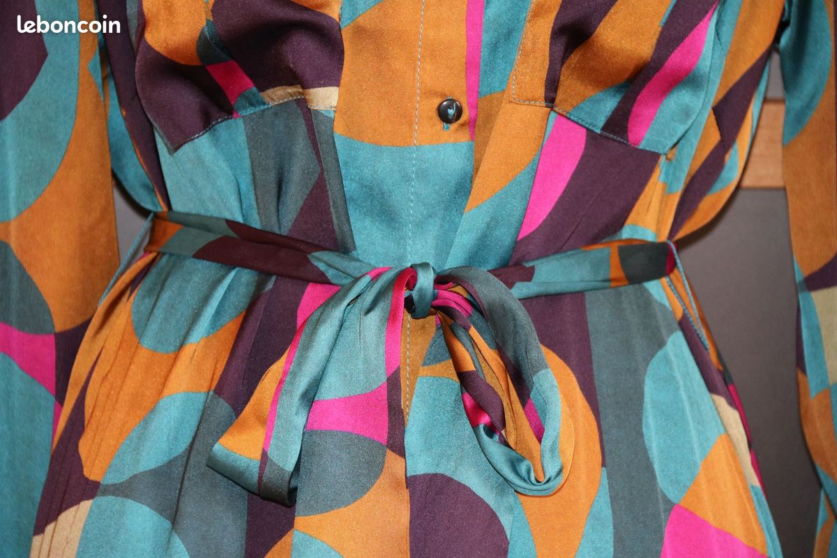 Robe D'été Colorée PROMOD - Taille 40 - Neuve Avec étiquettes
