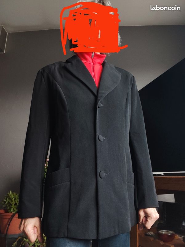 Veste femme noir (image 3)