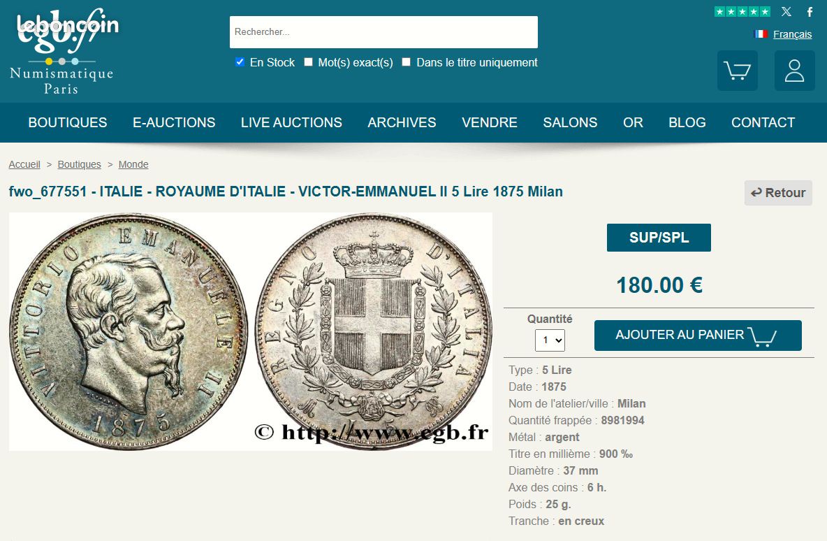 Large Pince à Billets en Argent 925/1000
