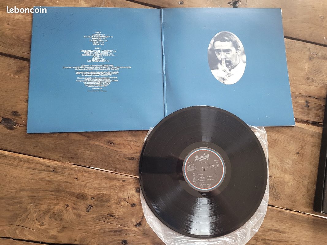 VINYLES 33 TOURS DE JACQUES BREL musique vinyle
Barclay 1977.
Vinyles impeccable
10 (image 3)