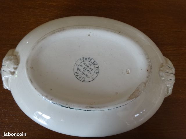 Soupière légumier vintage "Terre de fer" (au marché de Berry) (image 6)