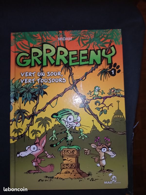 Livre BD Grrreeny 1 Vert un jour, Vert toujours de Midam Edition Mad Fabrik (image 1)