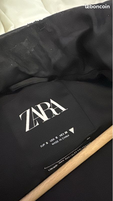 Doudoune similicuir zara (image 11)