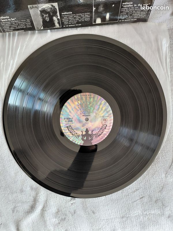 Lot 2 vinyle 33t Mélanie Best of disque couleur 1979 + In concert 1970 Très bon état (image 10)