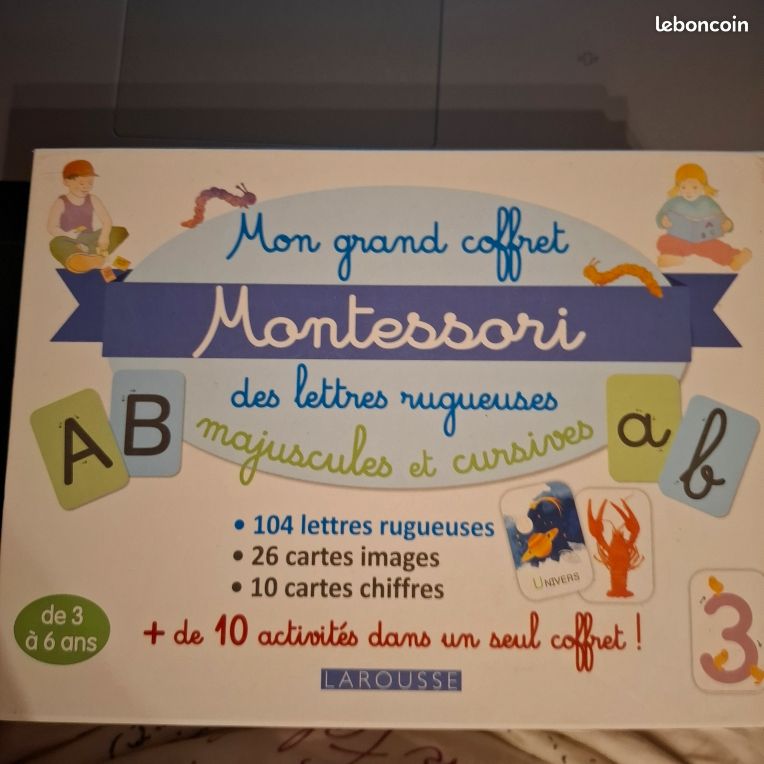 Mon grand coffret des lettres rugueuses MONTESSORI (image 1)