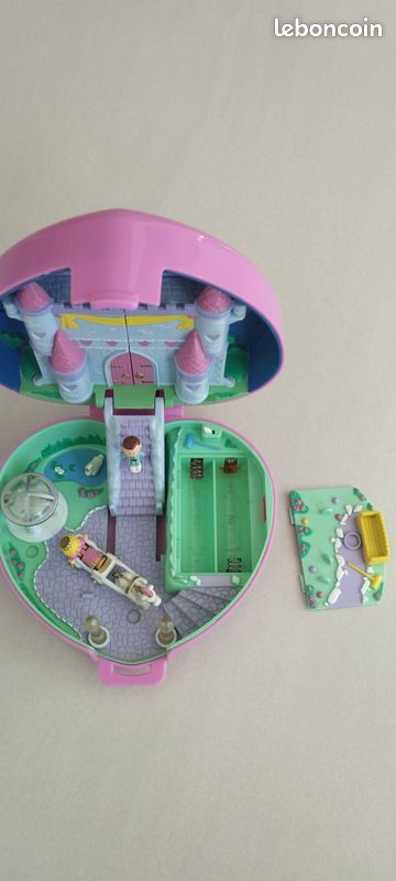 Polly pocket Bluebird Pretty Présent Locket Collier 1992 #geektradepp