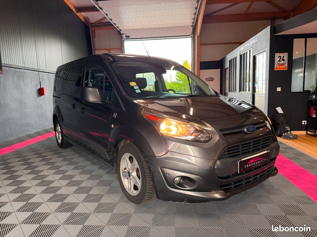 FORD TRANSIT CONNECT CABINE APPROFONDIE 1.5 ECOBLUE 120 S&S BVA8 Trend CAMÉRA DE RECUL / ANDROID AUTO / ATTELAGE / ENTRETIEN COMPLET (image 3)