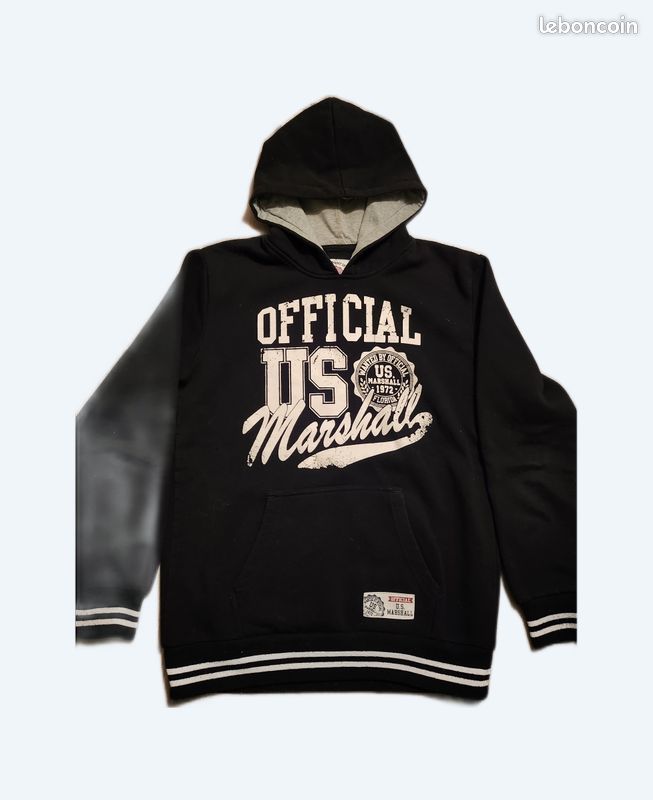 Sweat avec capuche Us Marshall TBE 16 ans (image 1)