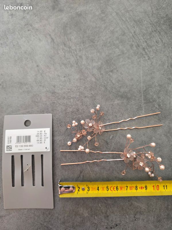 Barrettes cheveux mariage (image 4)
