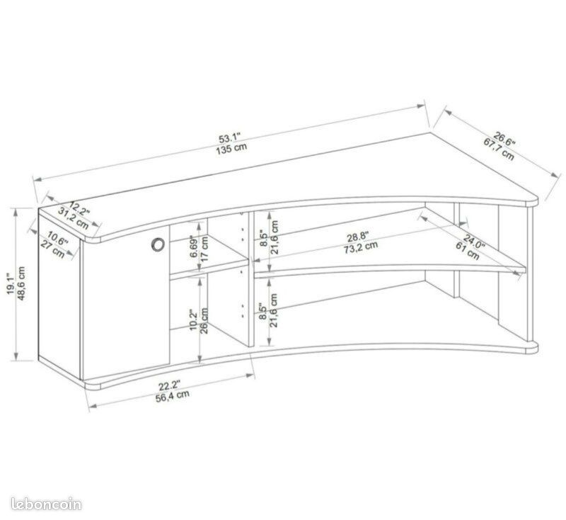 Meuble TV d’angle (image 2)
