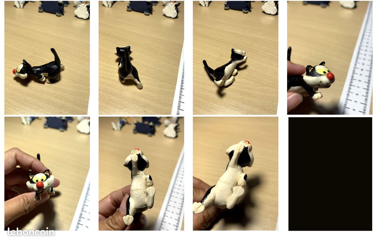 Figurine Publicitaire Quick 1998 - Gaston Lagaffe Avec Chat Et Mouette - Neuve (sans Emballage)