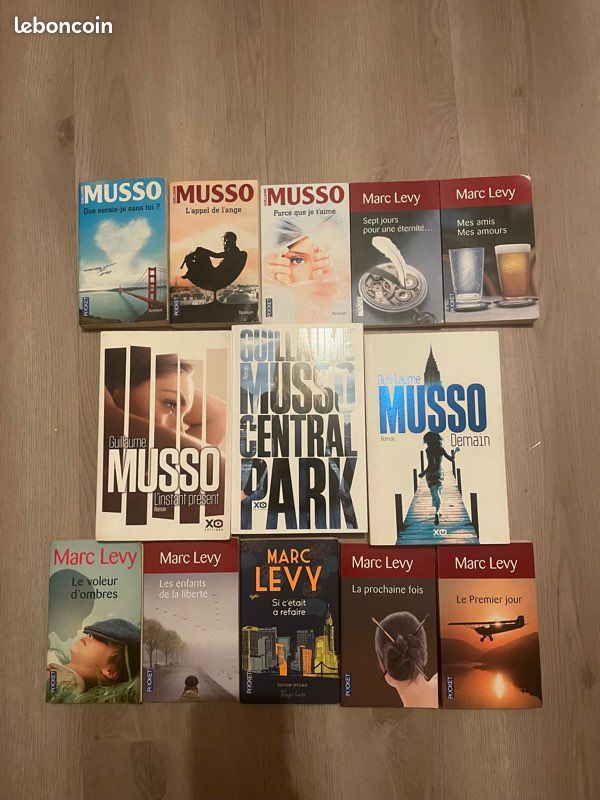 Lot livres Musso & Levy (13 en tout) (image 1)