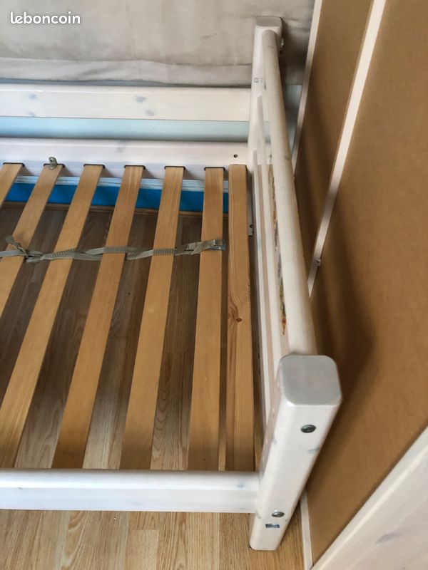 Lit flexa blanc 90/190 (image 3)