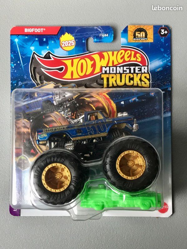 🦶 BIGFOOT. Hot Wheels 2025. Monster Trucks. Leading Legends 3/7 (image 1)