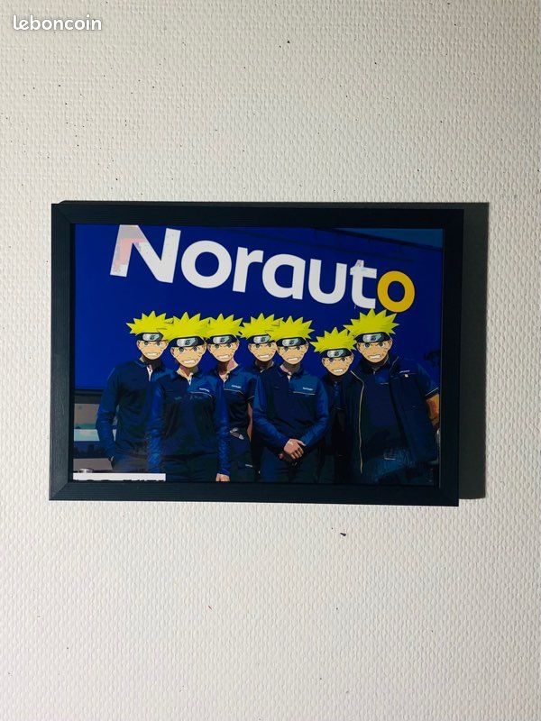 Tableau naruto humour norauto A4 (image 2)