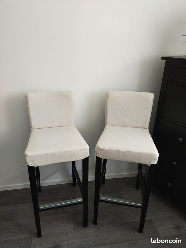 2 tabourets bar ikea (image 2)