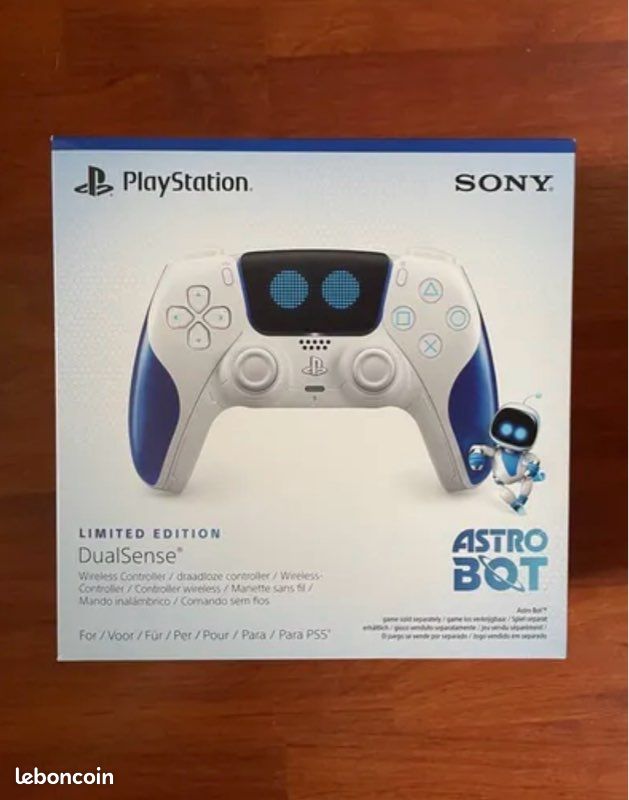 Manette PS5 DualSense - Édition Limitée Astro Bot - Version 1 - Neuve Sous Blister