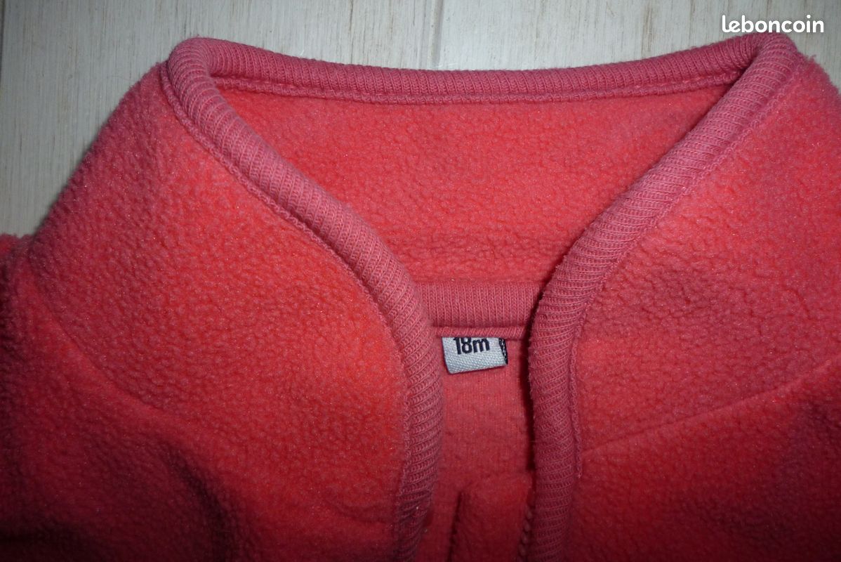 Gilet polaire fille 18 mois (image 2)