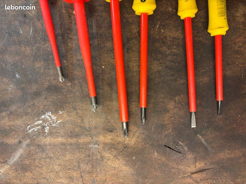 Lot outils électricien professionnel 1000V – Knipex / Stanley / Facom / Wera (image 3)
