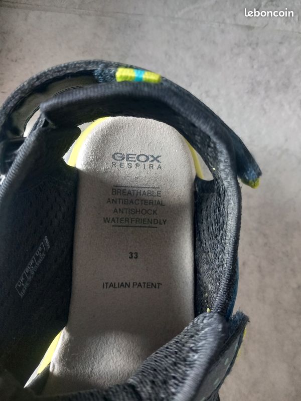Sandale geox 33 bleues (image 2)