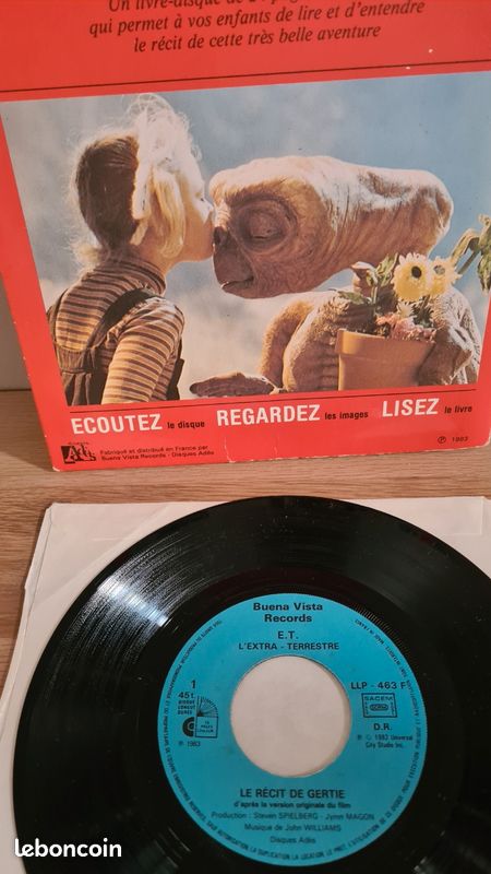 Livre vinyle 45t E.T (image 2)