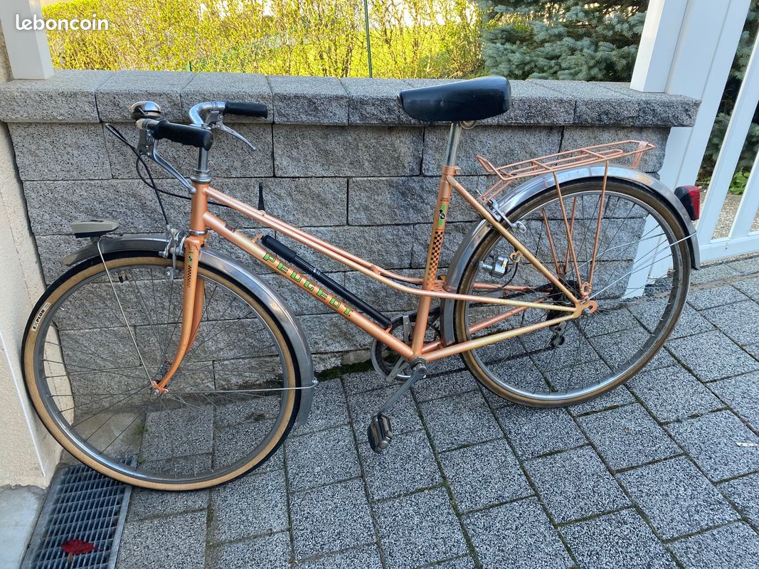 Guidon Vélo Femme Peugeot Années 1980 - Diamètre 23,6mm Largeur 560mm - Pièce D'origine Occasion