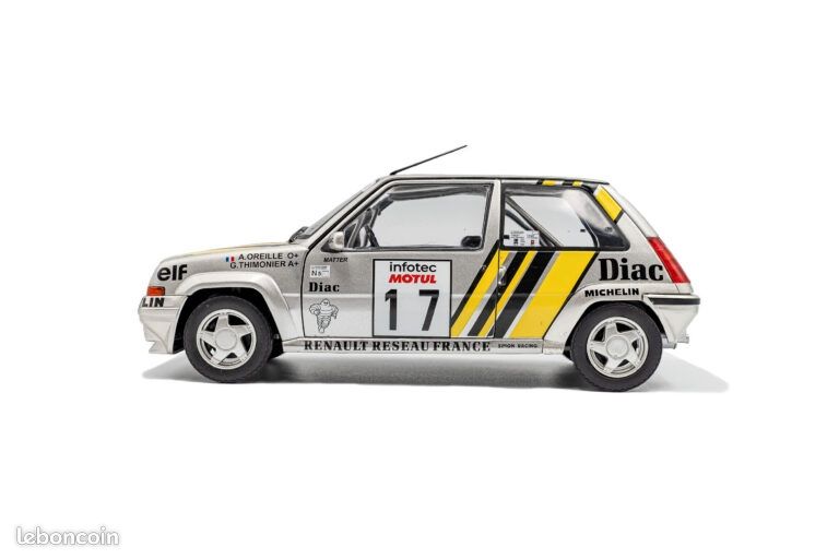 Renault 5 GT Turbo MK2 Tour de Corse 1/18 Solido (image 4)