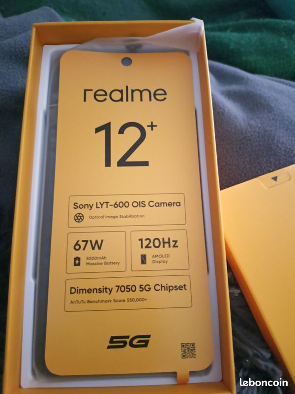 NEUF Smartphone 5G Realme 12+ 256GO sony photo (image 4)