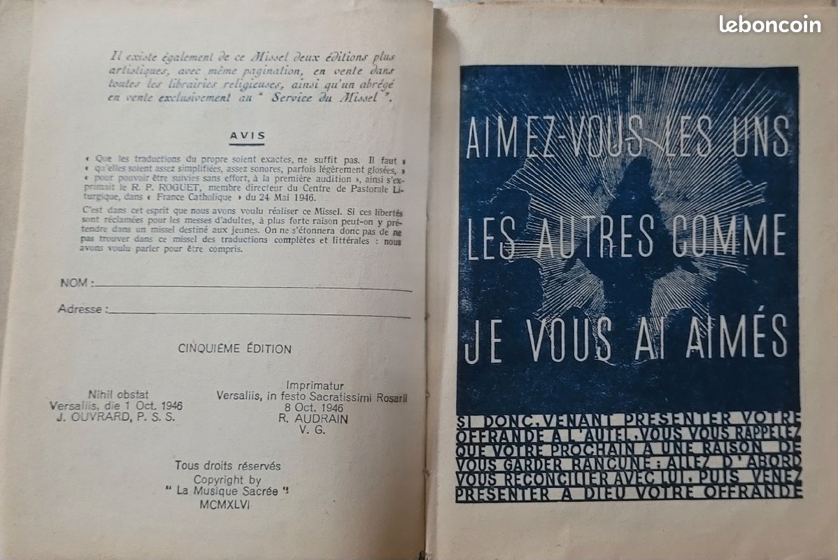 Missel pour les jeunes 1945 (image 3)