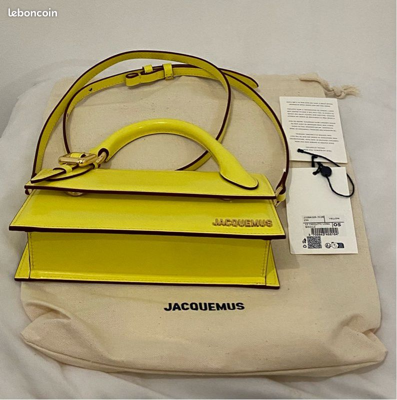 Sac Luxe Jacquemus Jaune Accessoires Bagagerie