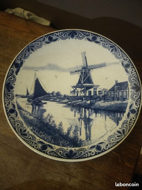 Grande assiettes décoratives delfts blauw hollande (image 3)