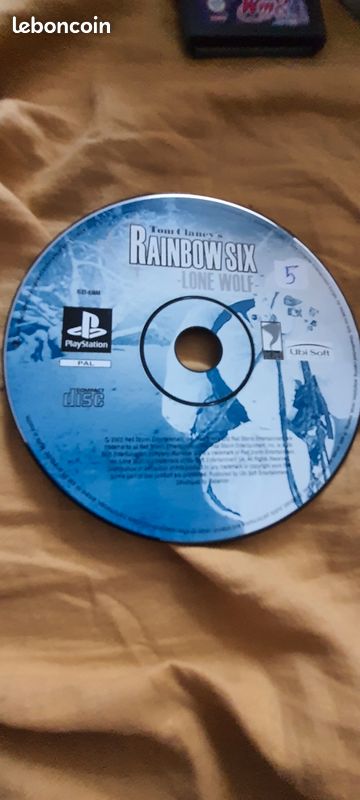 Jeu vidéo Playstation PS1 PAL Tom Clancy's Rainbow Six - Lone Wolf com